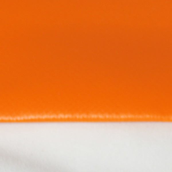 PVC matt mit Saum und ohne Ösen, orange dunkel